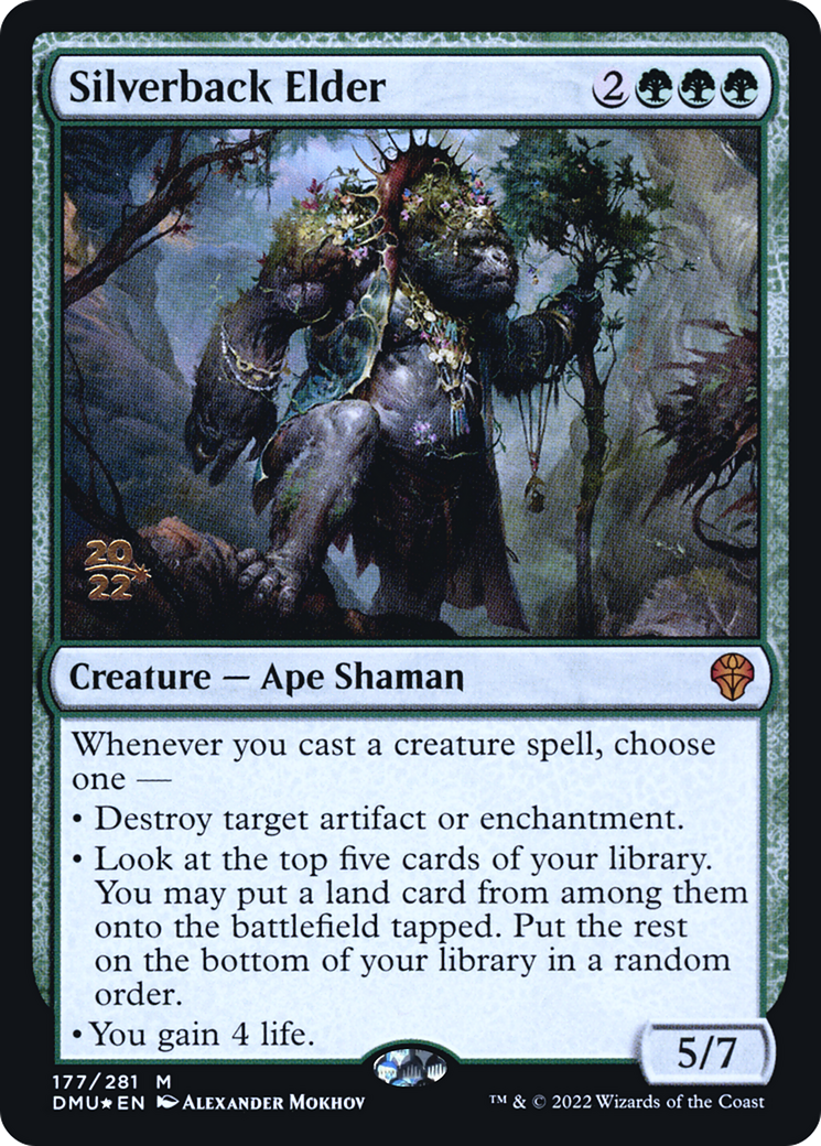 Silverback Elder (PDMU-177S) - Dominaria United Promos Foil - Premium MTG Single from Wizards of the Coast - Just $2! Shop now at Game Crave Tournament Store