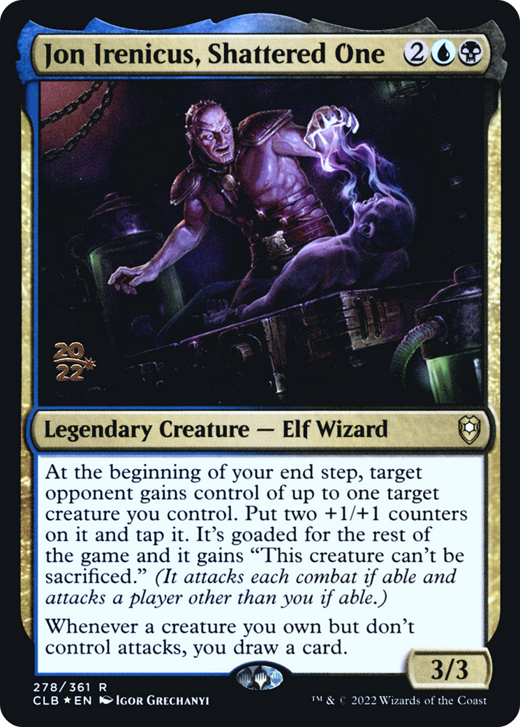 Jon Irenicus, Shattered One (PCLB-278S) - Battle for Baldur's Gate Promos Foil - Premium MTG Single from Wizards of the Coast - Just $0.53! Shop now at Game Crave Tournament Store