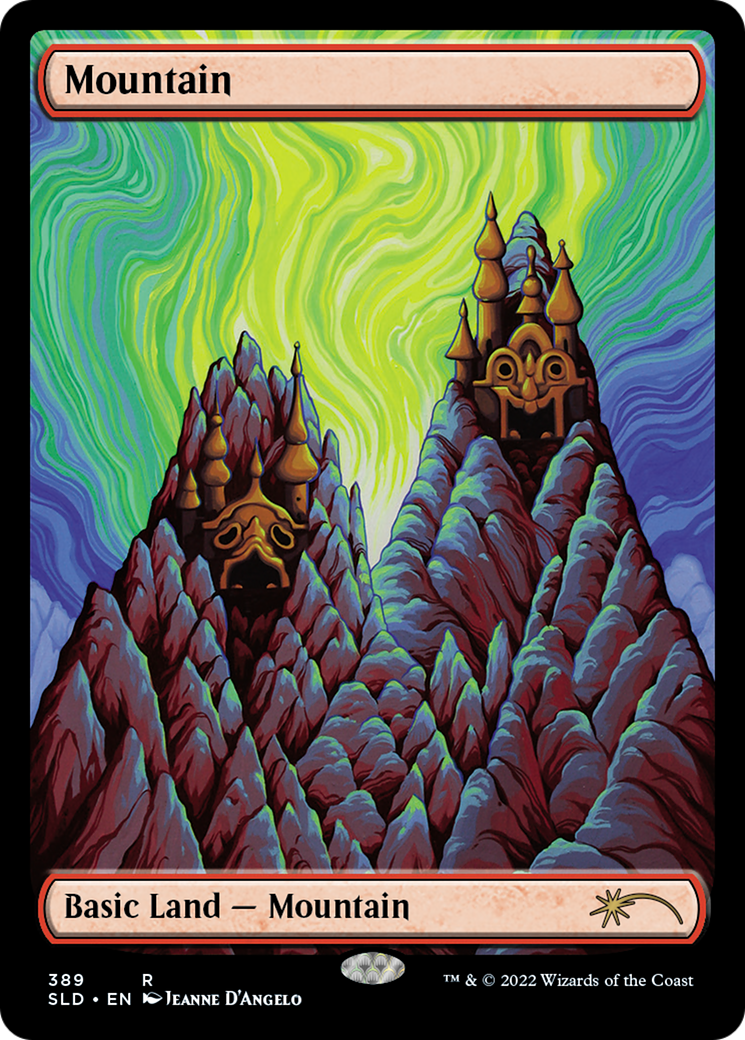 Mountain (SLD-389) - Secret Lair Drop - Premium MTG Single from Wizards of the Coast - Just $1.21! Shop now at Game Crave Tournament Store