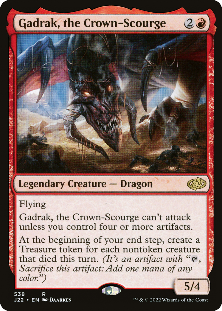 Gadrak, the Crown-Scourge (J22-538) - Jumpstart 2022 - Premium MTG Single from Wizards of the Coast - Just $0.13! Shop now at Game Crave Tournament Store
