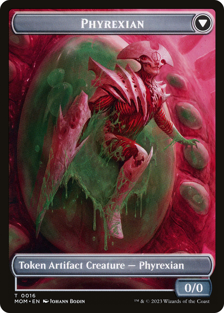 Incubator // Phyrexian (TMOM-016) - March of the Machine Tokens Foil - Premium MTG Single from Wizards of the Coast - Just $0! Shop now at Game Crave Tournament Store