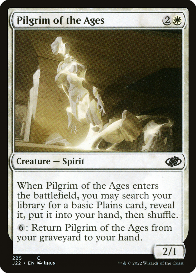 Pilgrim of the Ages (J22-225) - Jumpstart 2022 - Premium MTG Single from Wizards of the Coast - Just $0.08! Shop now at Game Crave Tournament Store