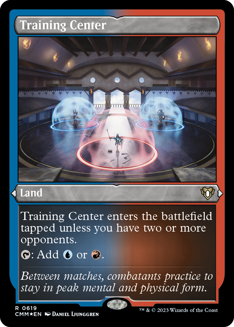 Training Center (CMM-619) - Commander Masters Etched Foil - Premium MTG Single from Wizards of the Coast - Just $4.06! Shop now at Game Crave Tournament Store