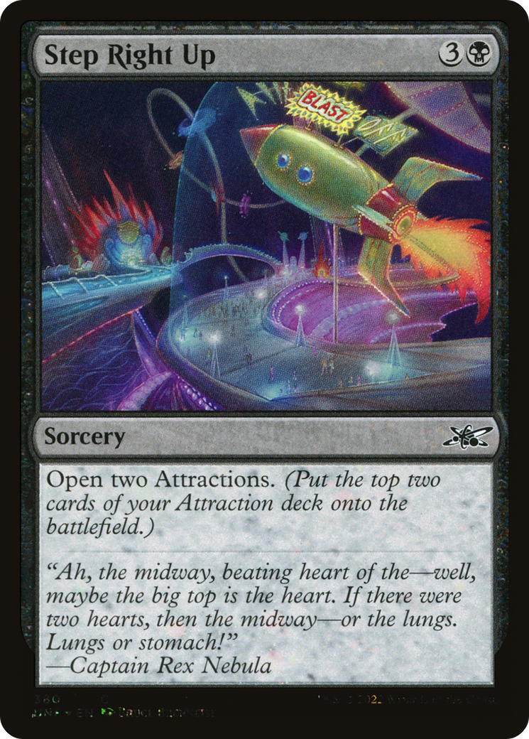 Step Right Up (UNF-380) - Unfinity Foil - Premium MTG Single from Wizards of the Coast - Just $1.89! Shop now at Game Crave Tournament Store