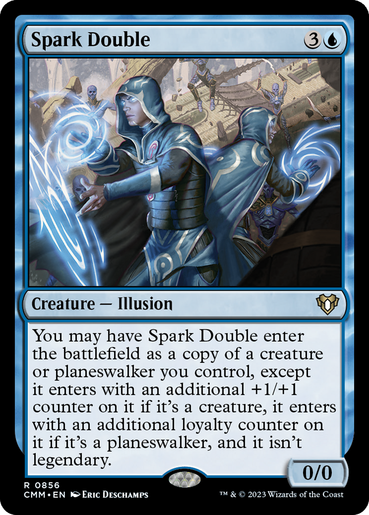 Spark Double (CMM-856) - Commander Masters - Premium MTG Single from Wizards of the Coast - Just $1.51! Shop now at Game Crave Tournament Store