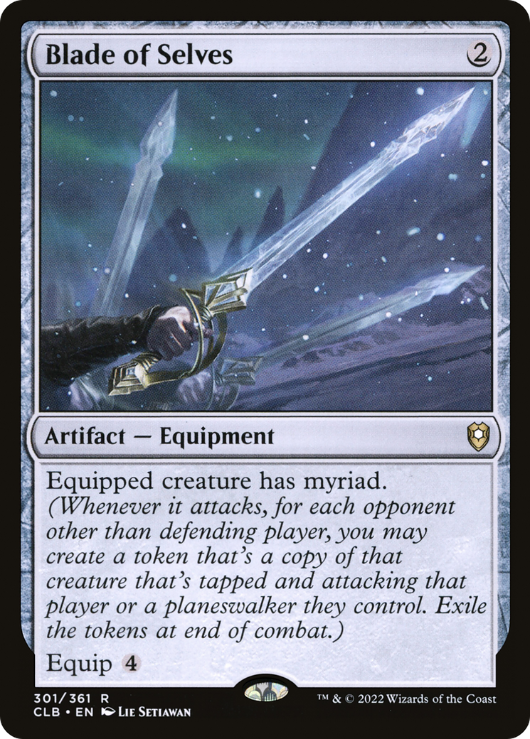 Blade of Selves (CLB-301) - Commander Legends: Battle for Baldur's Gate Foil - Premium MTG Single from Wizards of the Coast - Just $1.02! Shop now at Game Crave Tournament Store