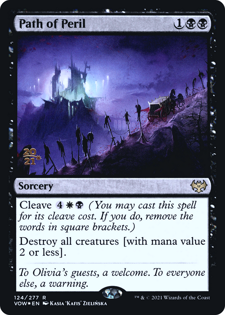 Path of Peril (PVOW-124S) - Innistrad: Crimson Vow Promos Foil - Premium MTG Single from Wizards of the Coast - Just $0.62! Shop now at Game Crave Tournament Store