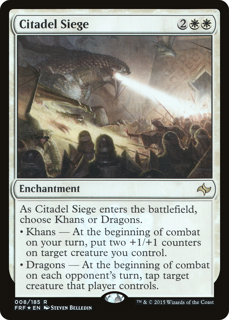 Citadel Siege (FRF-08★) - Fate Reforged Foil - Premium MTG Single from Wizards of the Coast - Just $0! Shop now at Game Crave Tournament Store