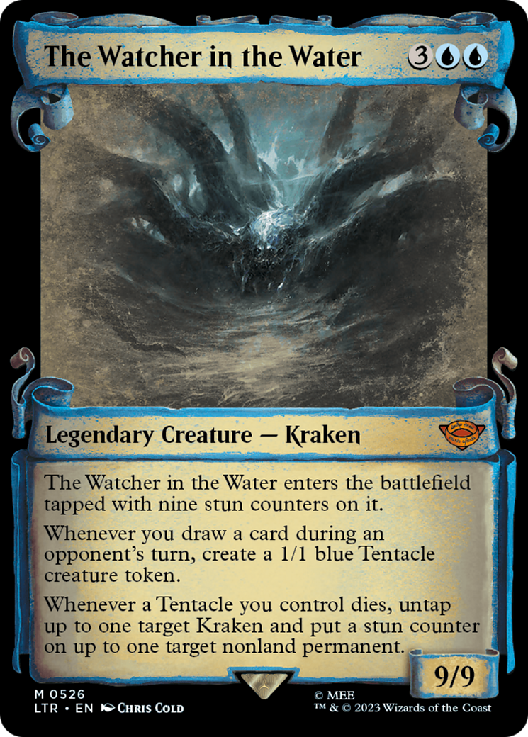 The Watcher in the Water (LTR-526) - The Lord of the Rings: Tales of Middle-earth: (Showcase) - Premium MTG Single from Wizards of the Coast - Just $2.07! Shop now at Game Crave Tournament Store