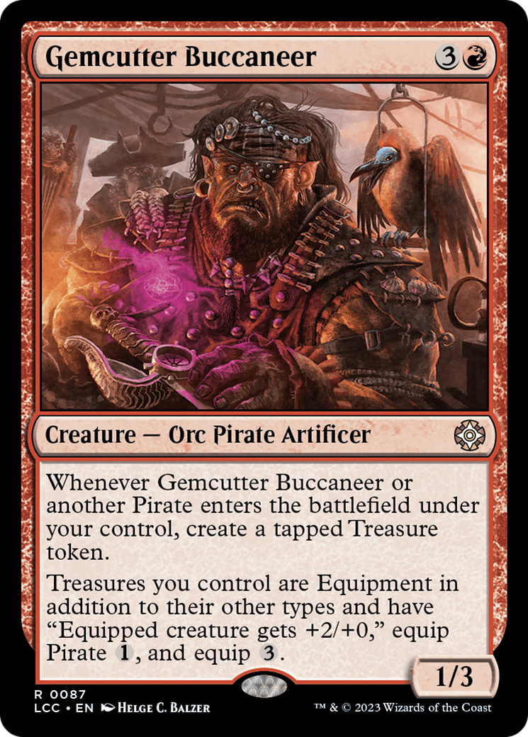 Gemcutter Buccaneer (LCC-087) - The Lost Caverns of Ixalan Commander - Premium MTG Single from Wizards of the Coast - Just $0.08! Shop now at Game Crave Tournament Store
