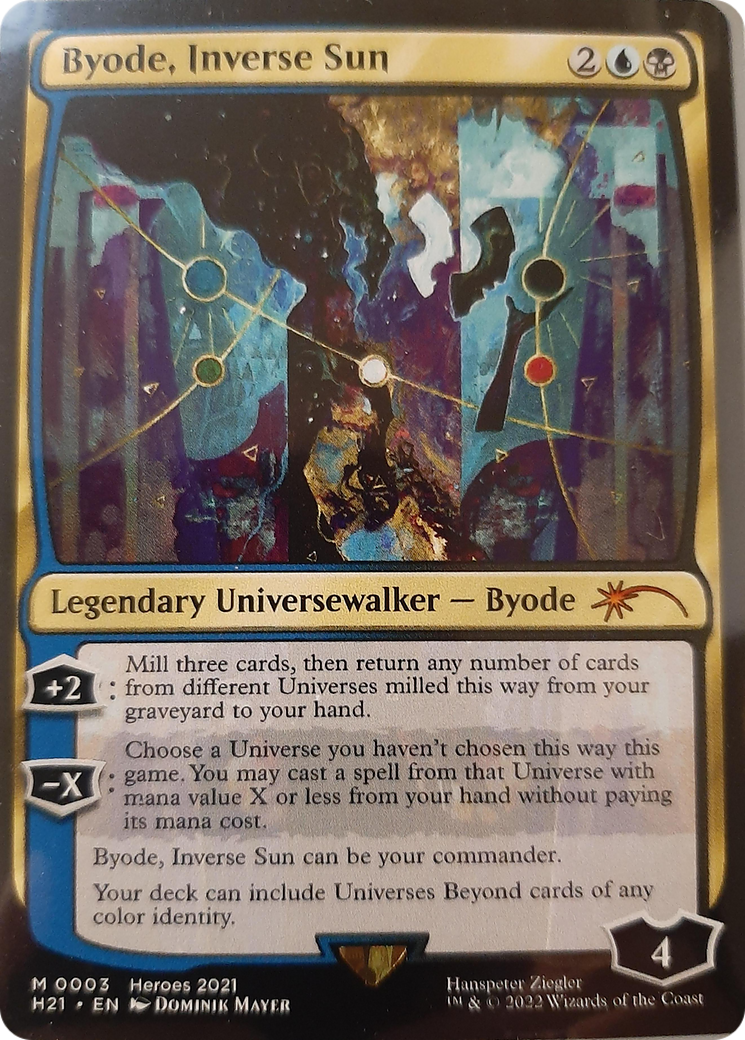 Byode, Inverse Sun (PH21-003) - 2021 Heroes of the Realm - Premium MTG Single from Wizards of the Coast - Just $0! Shop now at Game Crave Tournament Store