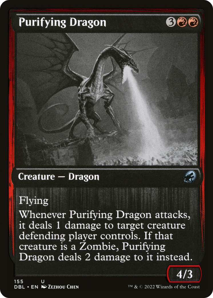 Purifying Dragon (DBL-155) - Innistrad: Double Feature Foil - Premium MTG Single from Wizards of the Coast - Just $0.14! Shop now at Game Crave Tournament Store