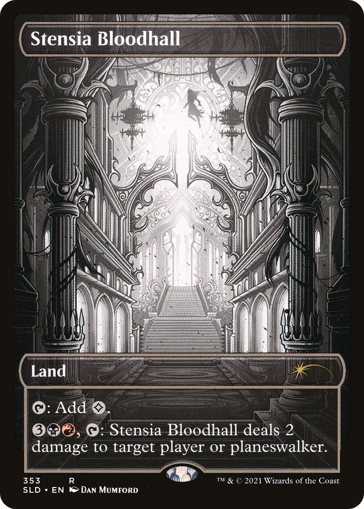 Stensia Bloodhall (SLD-353) - Secret Lair Drop - Premium MTG Single from Wizards of the Coast - Just $2.08! Shop now at Game Crave Tournament Store