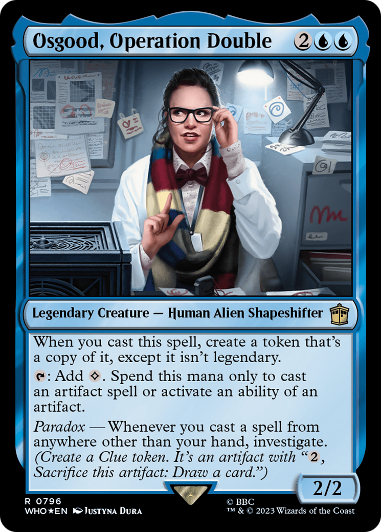 Osgood, Operation Double (WHO-796) - Doctor Who Foil - Premium MTG Single from Wizards of the Coast - Just $0.67! Shop now at Game Crave Tournament Store