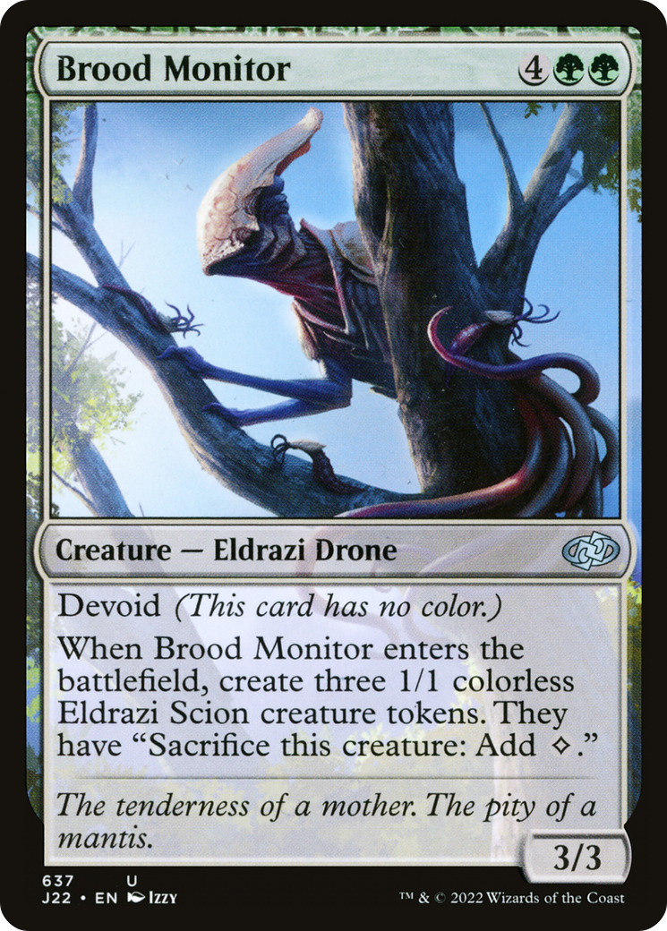 Brood Monitor (J22-637) - Jumpstart 2022 - Premium MTG Single from Wizards of the Coast - Just $0.08! Shop now at Game Crave Tournament Store