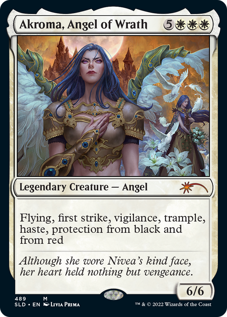 Akroma, Angel of Wrath (SLD-489) - Secret Lair Drop - Premium MTG Single from Wizards of the Coast - Just $7.89! Shop now at Game Crave Tournament Store