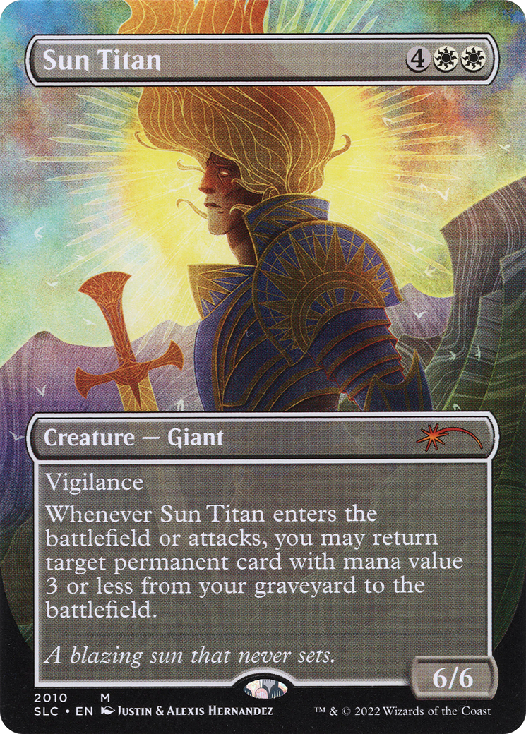 Sun Titan (SLC-2010) - Secret Lair 30th Anniversary Countdown Kit (Borderless) - Premium MTG Single from Wizards of the Coast - Just $1.34! Shop now at Game Crave Tournament Store