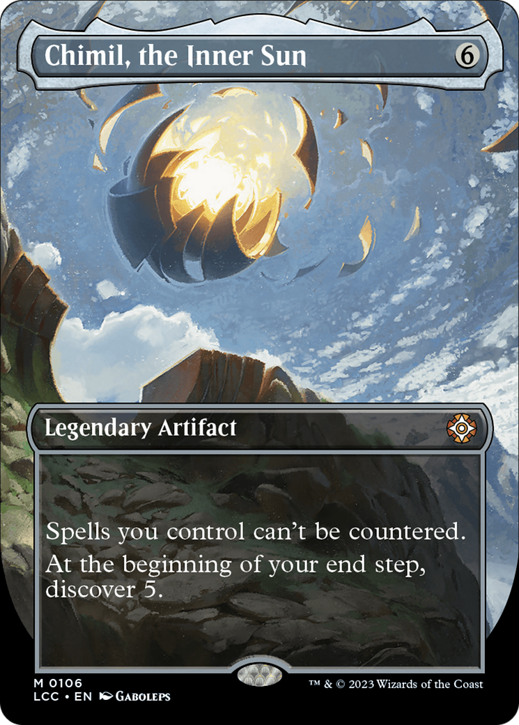 Chimil, the Inner Sun (LCC-106) - The Lost Caverns of Ixalan Commander (Borderless) - Premium MTG Single from Wizards of the Coast - Just $9.13! Shop now at Game Crave Tournament Store