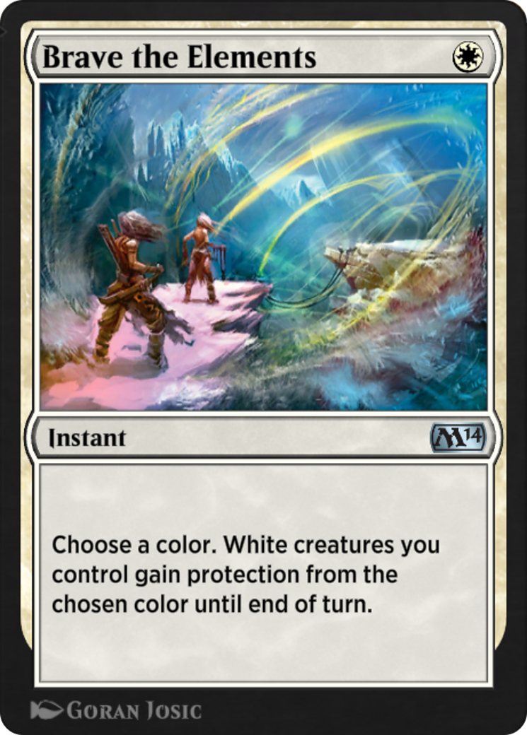 Brave the Elements (EA2-004) - Explorer Anthology 2 - Premium MTG Single from Wizards of the Coast - Just $0! Shop now at Game Crave Tournament Store