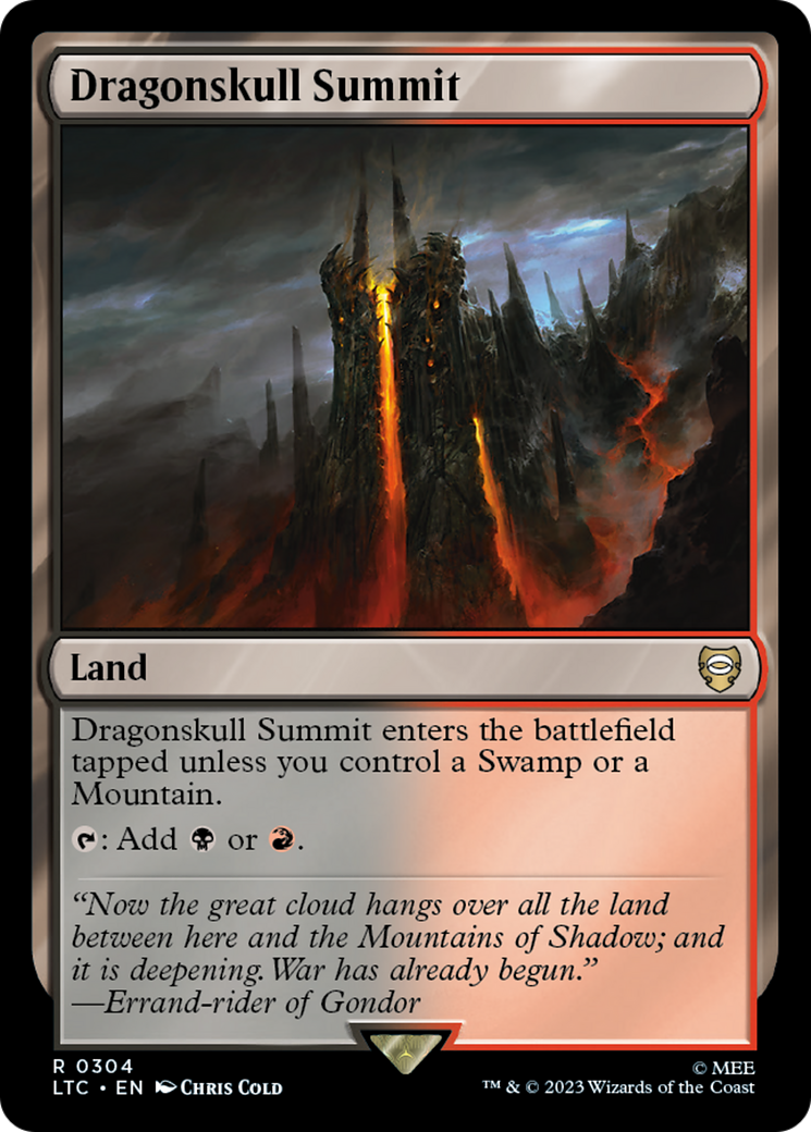 Dragonskull Summit (LTC-304) - Tales of Middle-earth Commander - Premium MTG Single from Wizards of the Coast - Just $0.98! Shop now at Game Crave Tournament Store