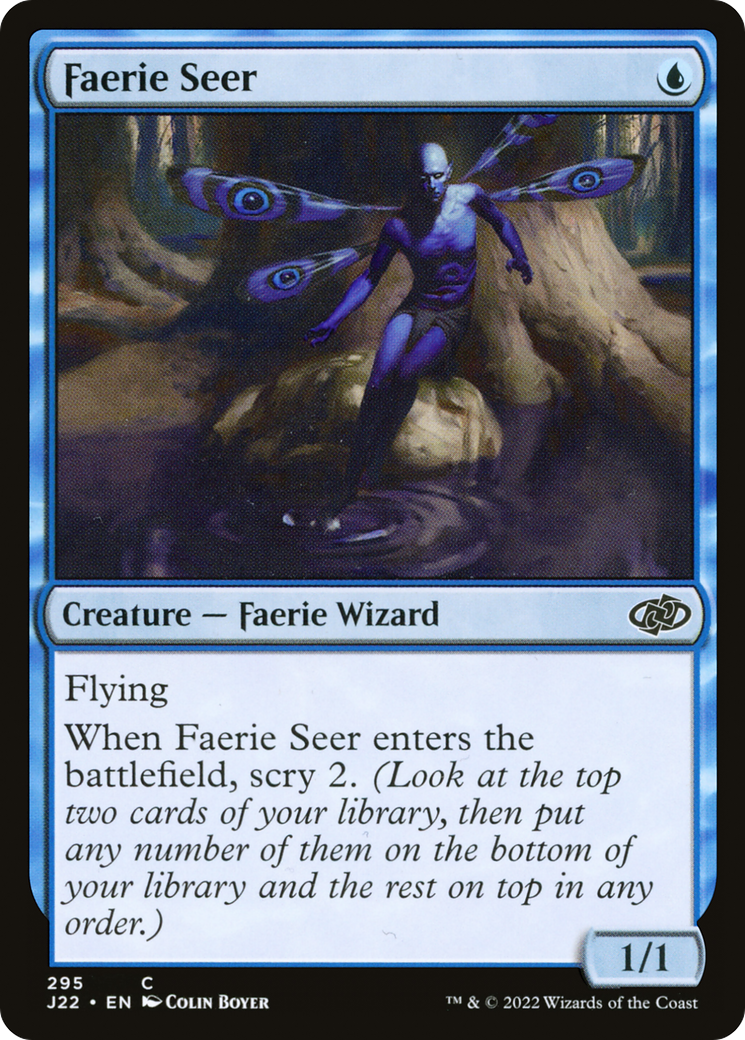 Faerie Seer (J22-295) - Jumpstart 2022 - Premium MTG Single from Wizards of the Coast - Just $0.08! Shop now at Game Crave Tournament Store