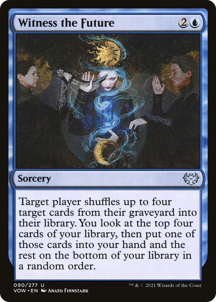Witness the Future (VOW-090) - Innistrad: Crimson Vow - Premium MTG Single from Wizards of the Coast - Just $0.08! Shop now at Game Crave Tournament Store