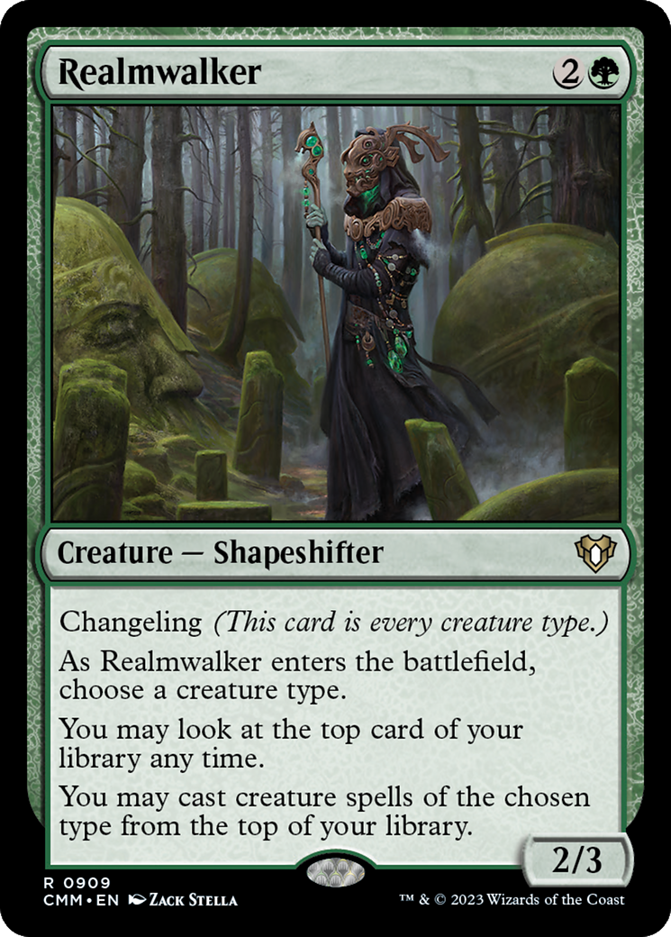 Realmwalker (CMM-909) - Commander Masters - Premium MTG Single from Wizards of the Coast - Just $0.68! Shop now at Game Crave Tournament Store