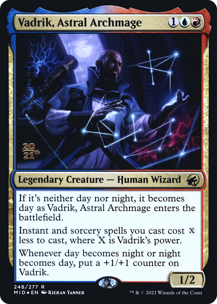 Vadrik, Astral Archmage (PMID-248S) - Innistrad: Midnight Hunt Promos Foil - Premium MTG Single from Wizards of the Coast - Just $0.11! Shop now at Game Crave Tournament Store