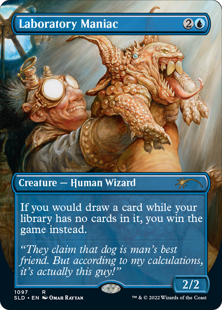 Laboratory Maniac (SLD-1097) - Secret Lair Drop (Borderless) Foil - Premium MTG Single from Wizards of the Coast - Just $4.13! Shop now at Game Crave Tournament Store