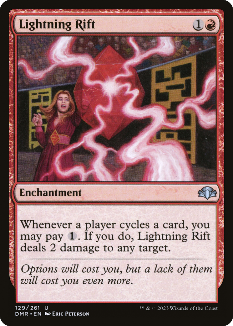 Lightning Rift (DMR-129) - Dominaria Remastered Foil - Premium MTG Single from Wizards of the Coast - Just $0.25! Shop now at Game Crave Tournament Store