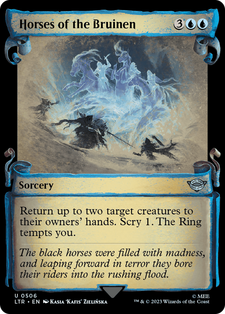 Horses of the Bruinen (LTR-506) - The Lord of the Rings: Tales of Middle-earth: (Showcase) Foil - Premium MTG Single from Wizards of the Coast - Just $0.08! Shop now at Game Crave Tournament Store