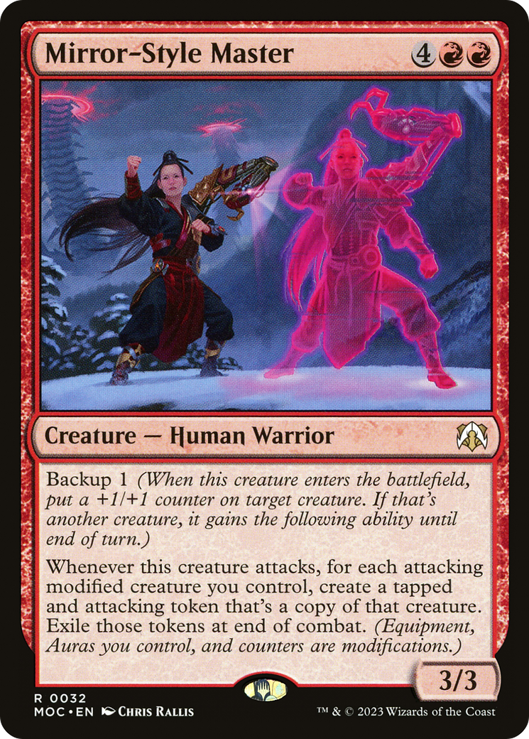 Mirror-Style Master (MOC-032) - March of the Machine Commander - Premium MTG Single from Wizards of the Coast - Just $0.25! Shop now at Game Crave Tournament Store