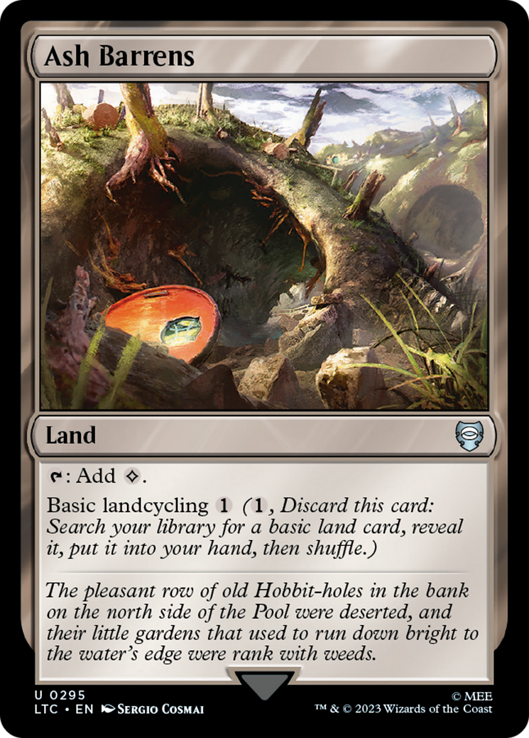 Ash Barrens (LTC-295) - Tales of Middle-earth Commander - Premium MTG Single from Wizards of the Coast - Just $0.08! Shop now at Game Crave Tournament Store