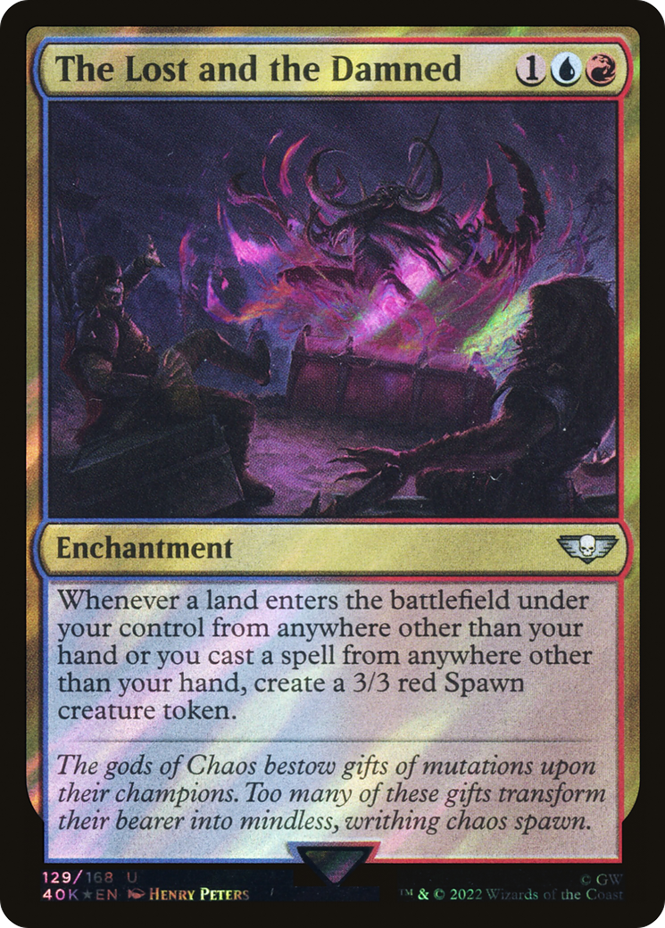 The Lost and the Damned (40K-129★) - Warhammer 40,000 Commander Foil - Premium MTG Single from Wizards of the Coast - Just $0.85! Shop now at Game Crave Tournament Store