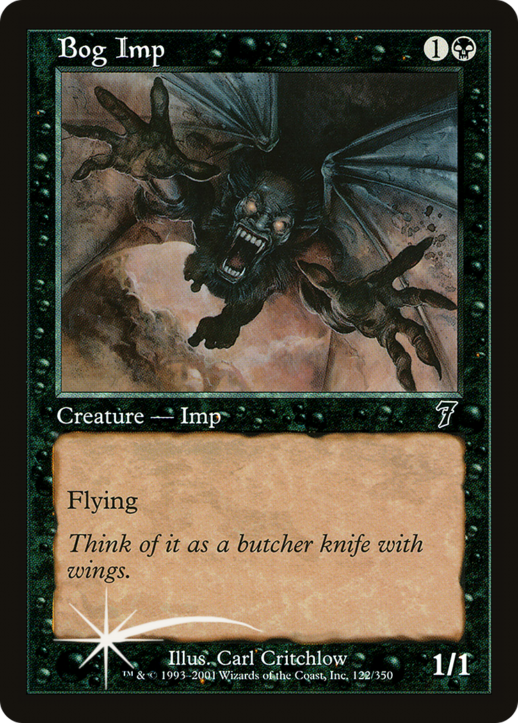 Bog Imp (7ED-122★) - Seventh Edition Foil - Premium MTG Single from Wizards of the Coast - Just $0.32! Shop now at Game Crave Tournament Store