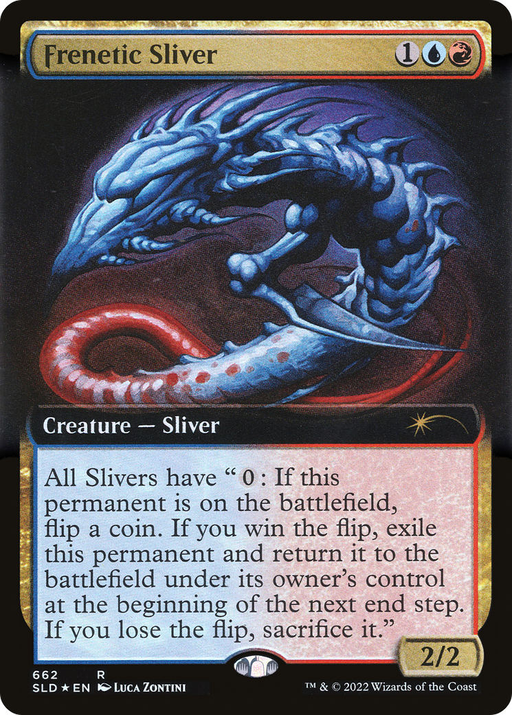 Frenetic Sliver (SLD-662) - Secret Lair Drop: (Extended Art) Foil - Premium MTG Single from Wizards of the Coast - Just $0.59! Shop now at Game Crave Tournament Store