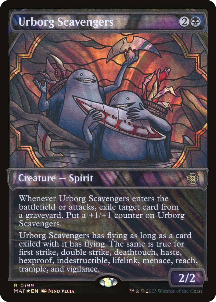 Urborg Scavengers (MAT-199) - March of the Machine: The Aftermath: (Showcase) Foil - Premium MTG Single from Wizards of the Coast - Just $1.10! Shop now at Game Crave Tournament Store