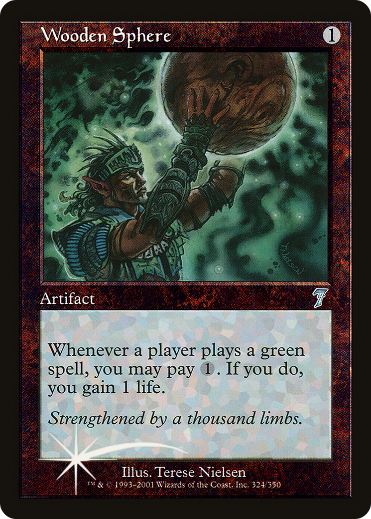 Wooden Sphere (7ED-324★) - Seventh Edition Foil - Premium MTG Single from Wizards of the Coast - Just $1.60! Shop now at Game Crave Tournament Store