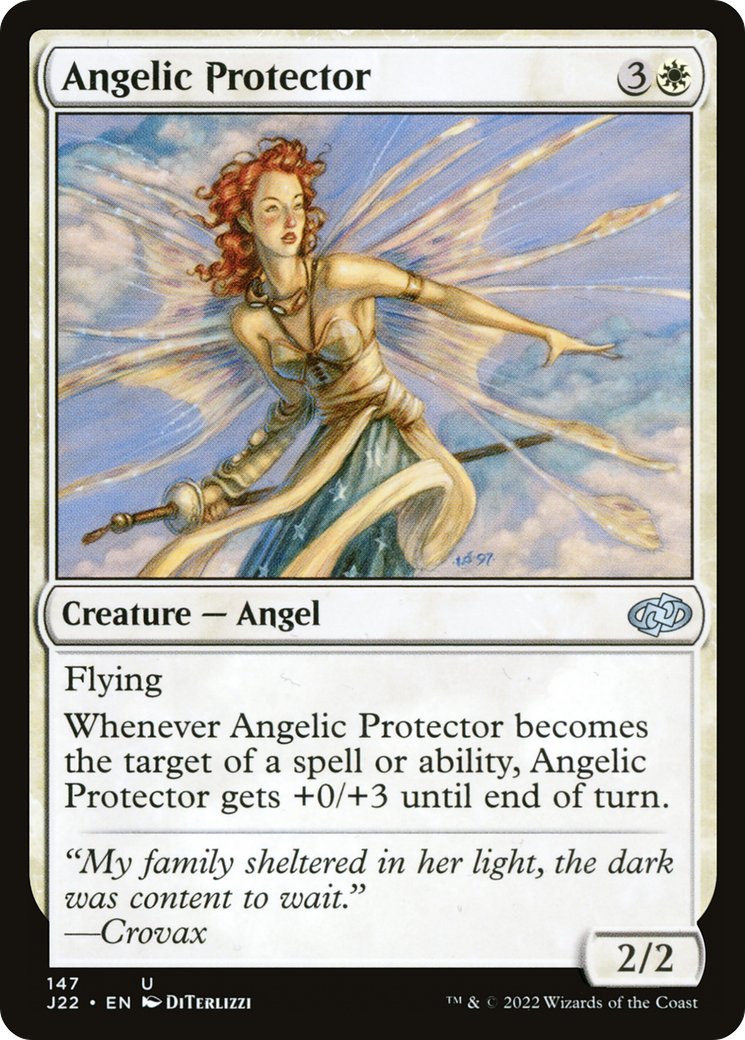 Angelic Protector (J22-147) - Jumpstart 2022 - Premium MTG Single from Wizards of the Coast - Just $0.08! Shop now at Game Crave Tournament Store