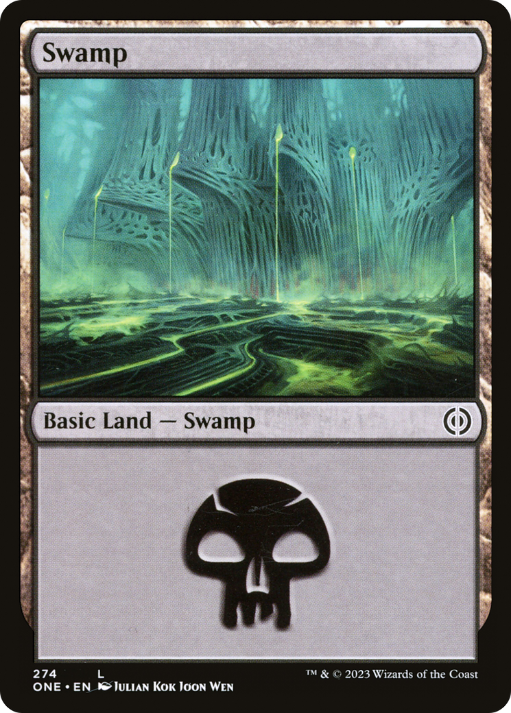 Swamp (ONE-274) - Phyrexia: All Will Be One - Premium MTG Single from Wizards of the Coast - Just $0.08! Shop now at Game Crave Tournament Store