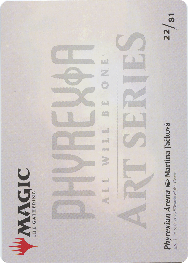 Phyrexian Arena // Phyrexian Arena (AONE-022) - Phyrexia: All Will Be One Art Series (Borderless) - Premium MTG Single from Wizards of the Coast - Just $0! Shop now at Game Crave Tournament Store