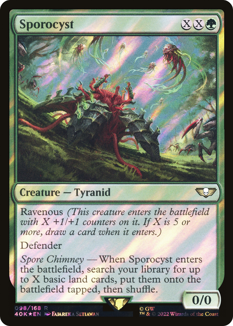 Sporocyst (40K-98★) - Warhammer 40,000 Commander Foil - Premium MTG Single from Wizards of the Coast - Just $2.27! Shop now at Game Crave Tournament Store