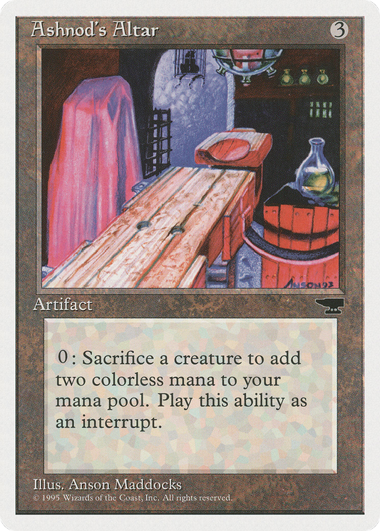 Ashnod's Altar (CHR-092) - Chronicles - Premium MTG Single from Wizards of the Coast - Just $4.99! Shop now at Game Crave Tournament Store