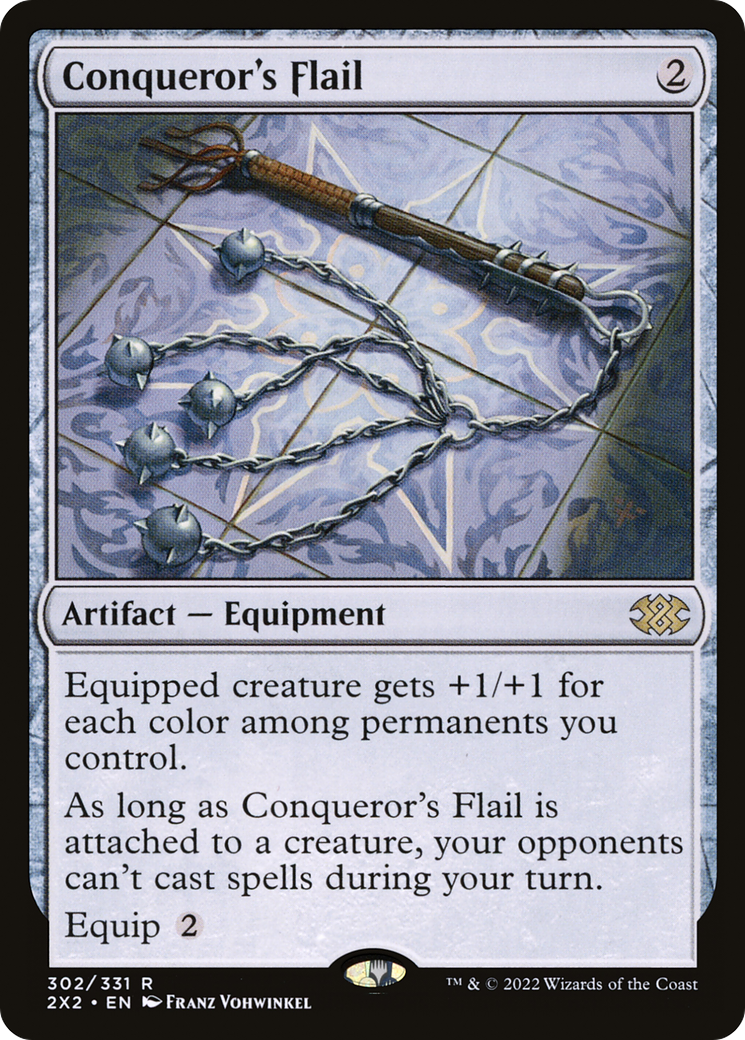 Conqueror's Flail (2X2-302) - Double Masters 2022 - Premium MTG Single from Wizards of the Coast - Just $7.14! Shop now at Game Crave Tournament Store