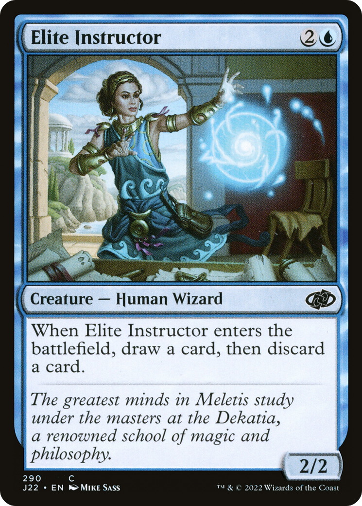Elite Instructor (J22-290) - Jumpstart 2022 - Premium MTG Single from Wizards of the Coast - Just $0.08! Shop now at Game Crave Tournament Store