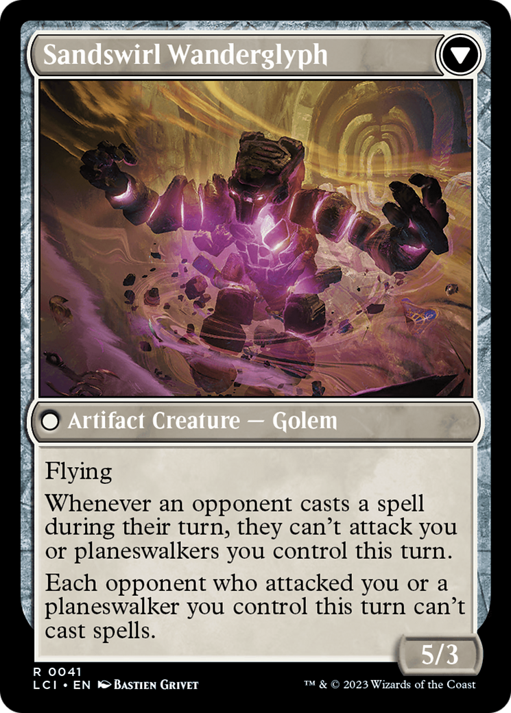 Unstable Glyphbridge // Sandswirl Wanderglyph (LCI-041) - The Lost Caverns of Ixalan - Premium MTG Single from Wizards of the Coast - Just $0.08! Shop now at Game Crave Tournament Store