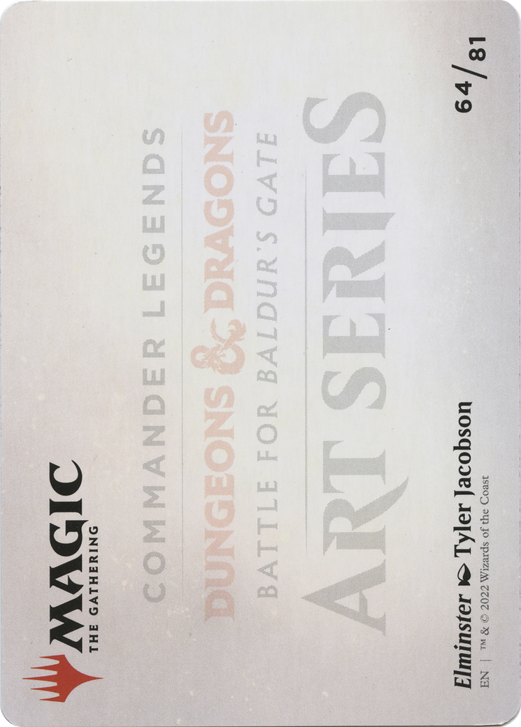 Elminster // Elminster (ACLB-064) - Battle for Baldur's Gate Art Series (Borderless) Foil - Premium MTG Single from Wizards of the Coast - Just $0! Shop now at Game Crave Tournament Store
