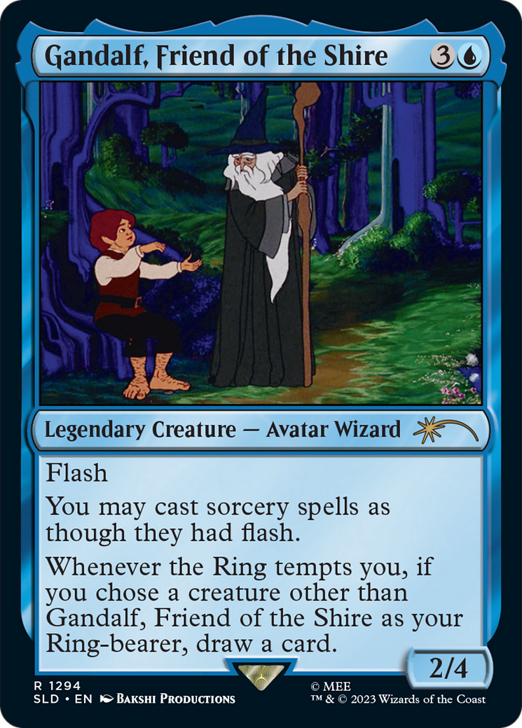 Gandalf, Friend of the Shire (SLD-1294) - Secret Lair Drop Foil - Premium MTG Single from Wizards of the Coast - Just $5.64! Shop now at Game Crave Tournament Store