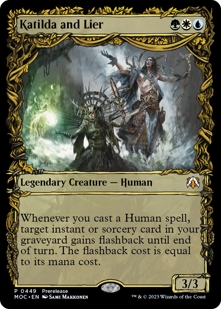 Katilda and Lier (MOC-449) - March of the Machine Commander: (Showcase) - Premium MTG Single from Wizards of the Coast - Just $0.51! Shop now at Game Crave Tournament Store