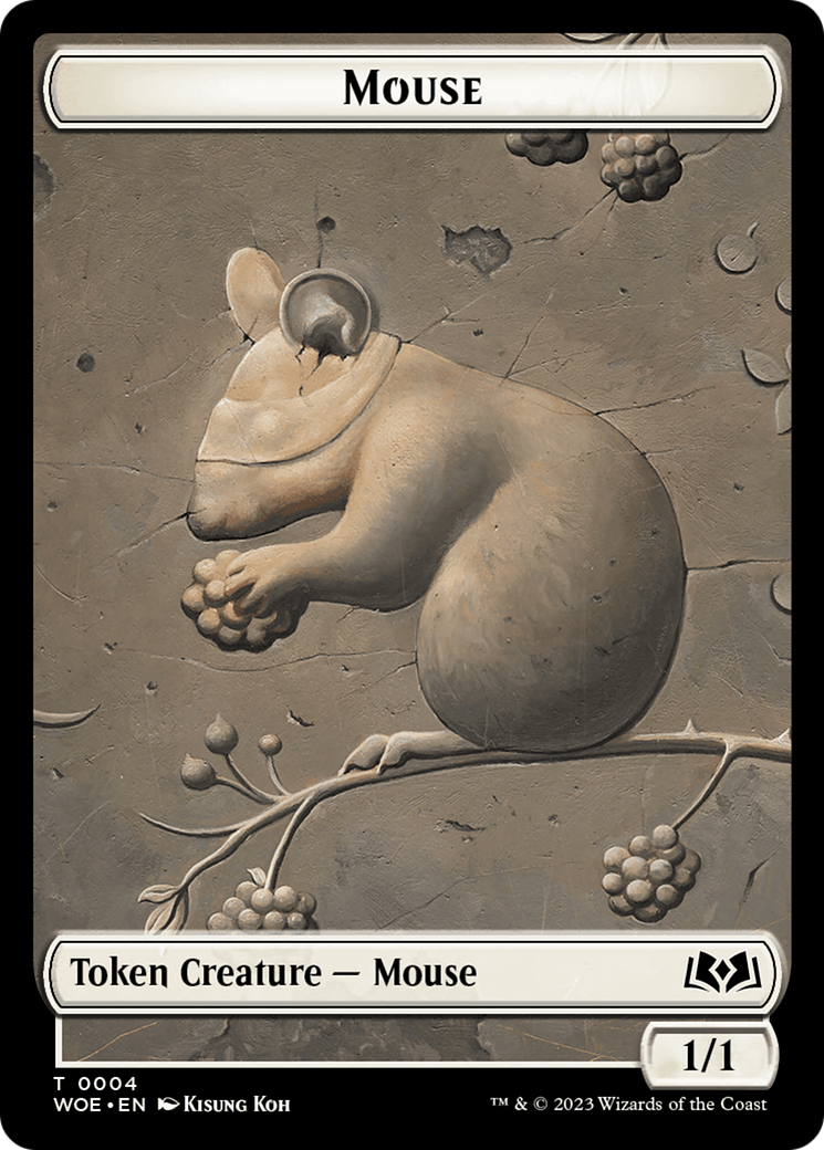 Mouse (TWOE-004) - Wilds of Eldraine Tokens - Premium MTG Single from Wizards of the Coast - Just $0! Shop now at Game Crave Tournament Store